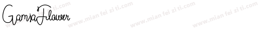 GamjaFlower字体转换