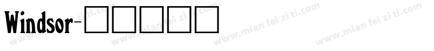 Windsor字体转换