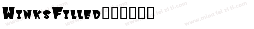 WinksFilled字体转换