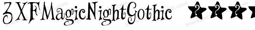 ZXFMagicNightGothic字体转换
