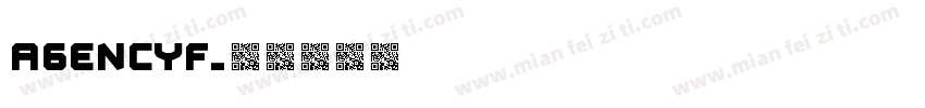agencyf字体转换