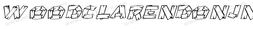 WoodClarendonJNL字体转换