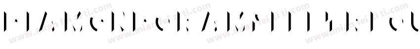 DiamondgramsLeftRegular字体转换