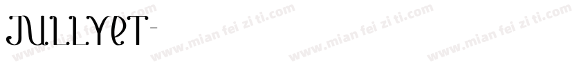 Jullyet字体转换
