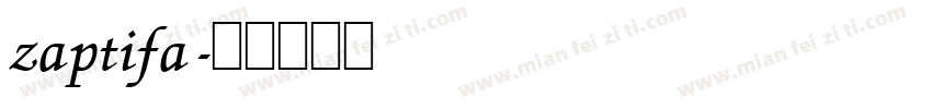 zaptifa字体转换