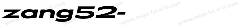 zang52字体转换