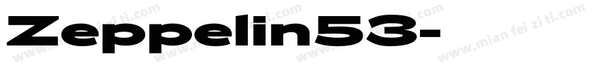 Zeppelin53字体转换