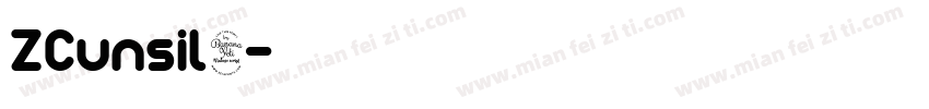 ZCunsil4字体转换