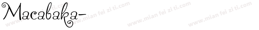 Macabaka字体转换