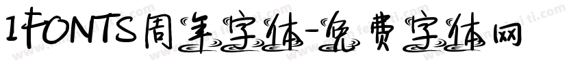 IFONTS周年字体字体转换