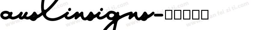 austinsigns字体转换