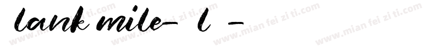 BlankSmile-GOl1G字体转换
