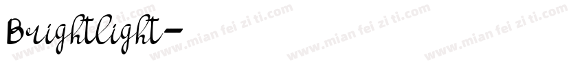 Brightlight字体转换