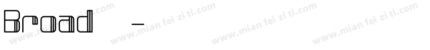 Broad字体字体转换