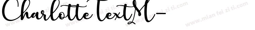 CharlotteTextM字体转换