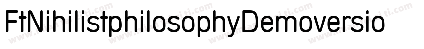 FtNihilistphilosophyDemoversion-ayxR字体转换