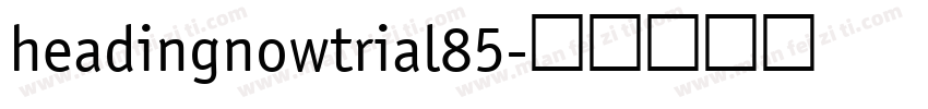 headingnowtrial85字体转换