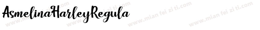 AsmelinaHarleyRegula字体转换