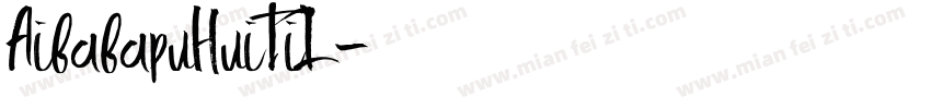 AibabapuHuiTiL字体转换