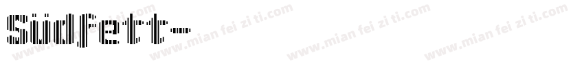 Südfett字体转换