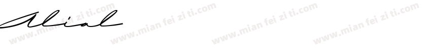 Alial字体转换