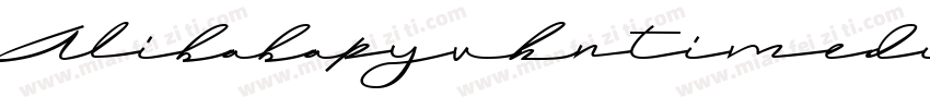 Alibabapyuhntimedium字体转换