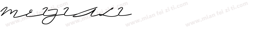 MEIJIALI字体转换