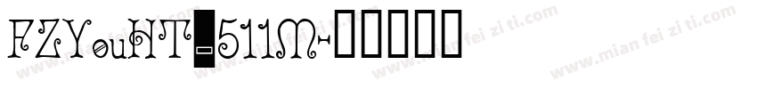 FZYouHT_511M字体转换