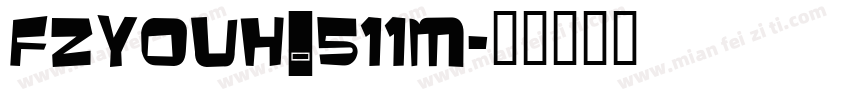 FZYOUH_511M字体转换
