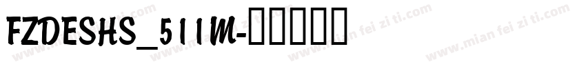 FZDESHS_511M字体转换