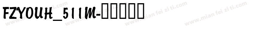 FZYOUH_511M字体转换