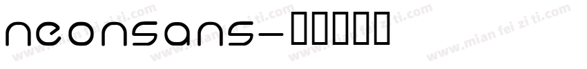 NEONSANS字体转换