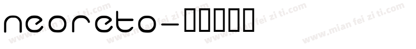 NEOReto字体转换
