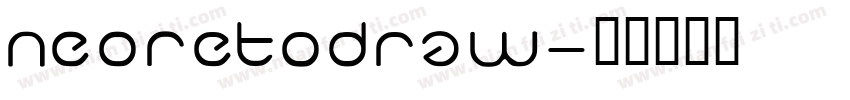 NEORetodraw字体转换