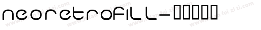 NEORetrofill字体转换