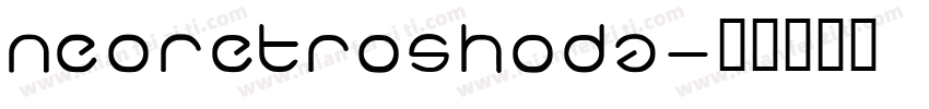 NEORetroshoda字体转换