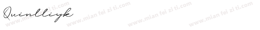 Quinlliyk字体转换
