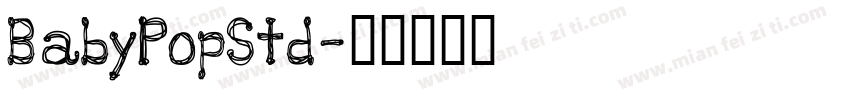 BabyPopStd字体转换
