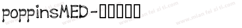 poppinsMED字体转换