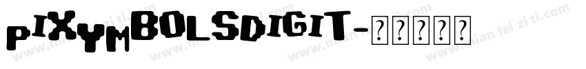pixymbolsdigit字体转换