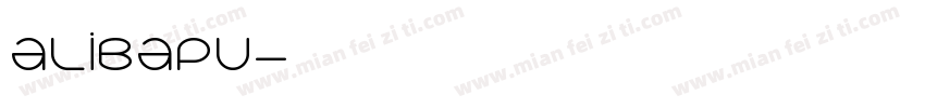 Alibapu字体转换
