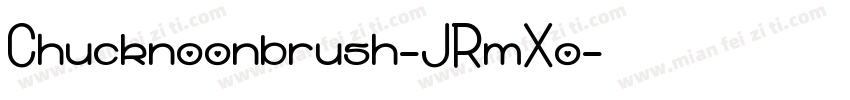 Chucknoonbrush-JRmXo字体转换