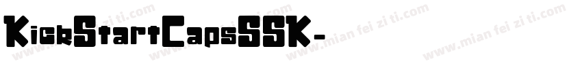 KickStartCapsSSK字体转换