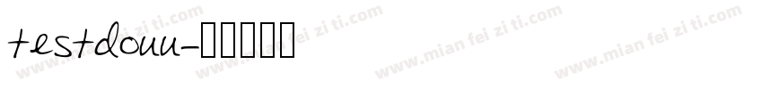 testdouu字体转换