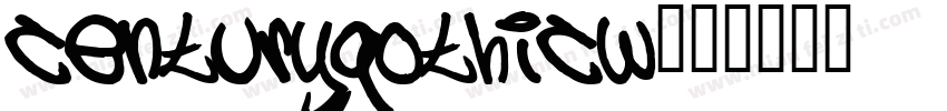 centurygothicw字体转换