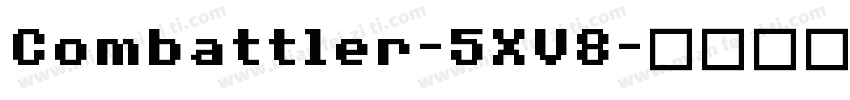 Combattler-5XV8字体转换