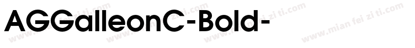AGGalleonC-Bold字体转换