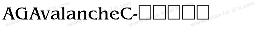 AGAvalancheC字体转换