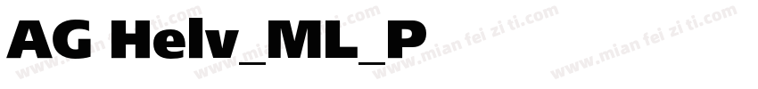 AG-Helv_ML_P字体转换