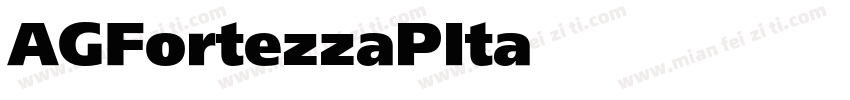 AGFortezzaPIta字体转换